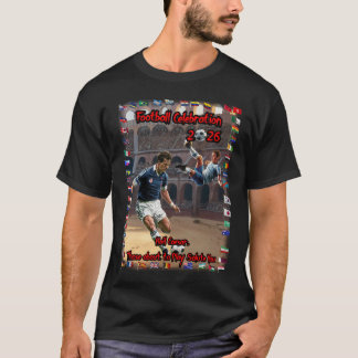Fotbollsfirande 2026 på svart t shirt