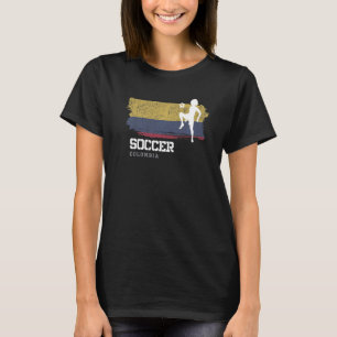 Fotbollsflickor i Flagga Fotboll för kvinnor T Shirt