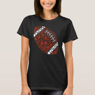 Fotbollsflickor i Internationell Dot Day T Shirt