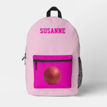 Fotbollsflickor, rosa fuchsia-skola
