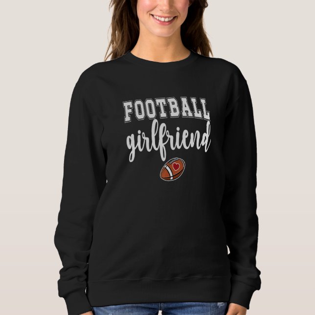 Fotbollsflickvän till fotbollsspelaren Girlfrien T Shirt (Framsida)