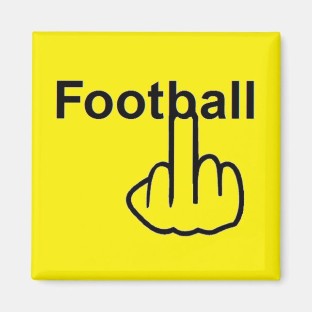 Fotbollsflip i magnet (Framsidan)