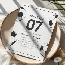 Fotbollsfödelsedag Pojke 7 år