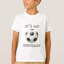 Fotbollsfödelsedags T-Shirt - Redigerbar tröja