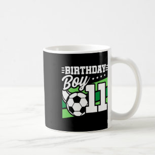 Fotbollsfödelsedagsfest - 11-årig pojke - 11-årsda kaffemugg