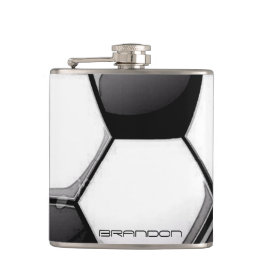 Fotbollsformad kolv fickplunta