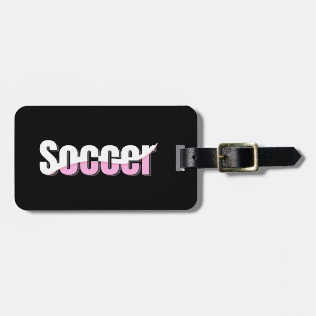 Fotbollsformat Modern Art Abstrakt önskning Bagagebricka (Horisontell Framsida)