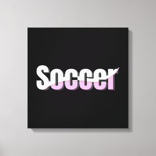 Fotbollsformat Modern Art Abstrakt önskning Canvastryck