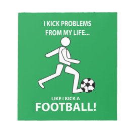 Fotbollsfotbollsfotbollsskor Anteckningsblock