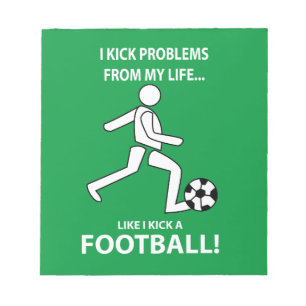 Fotbollsfotbollsfotbollsskor Anteckningsblock