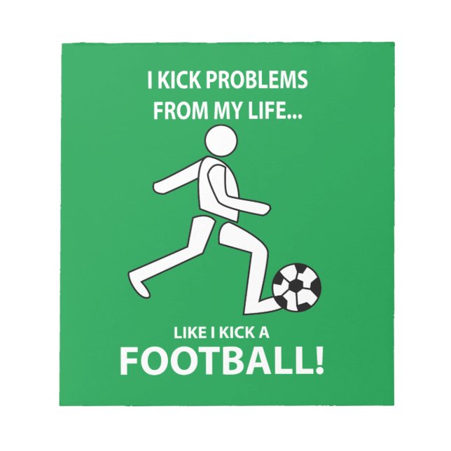 Fotbollsfotbollsfotbollsskor Anteckningsblock (Framsida)