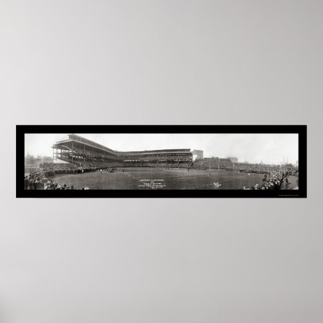Fotbollsfoto i Pittsburgh universiteten 1915 Poster (Framsidan)