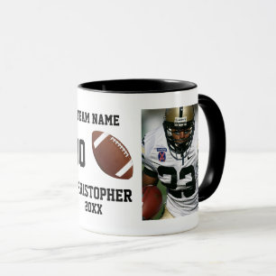 Fotbollsfoto Modern Mugg