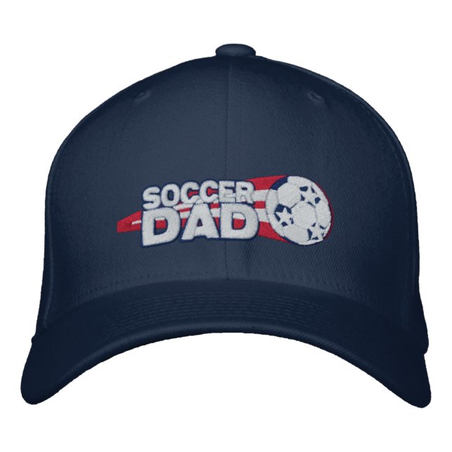 Fotbollsgåva från Pappa med broderier Broderad Keps (Framsida)