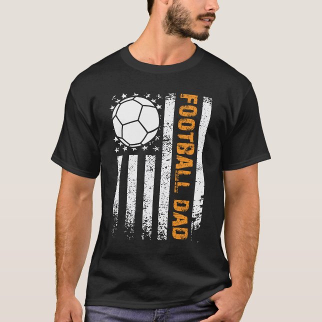 Fotbollsgåva från Pappa - Modern julgåva från Fars T Shirt (Framsida)