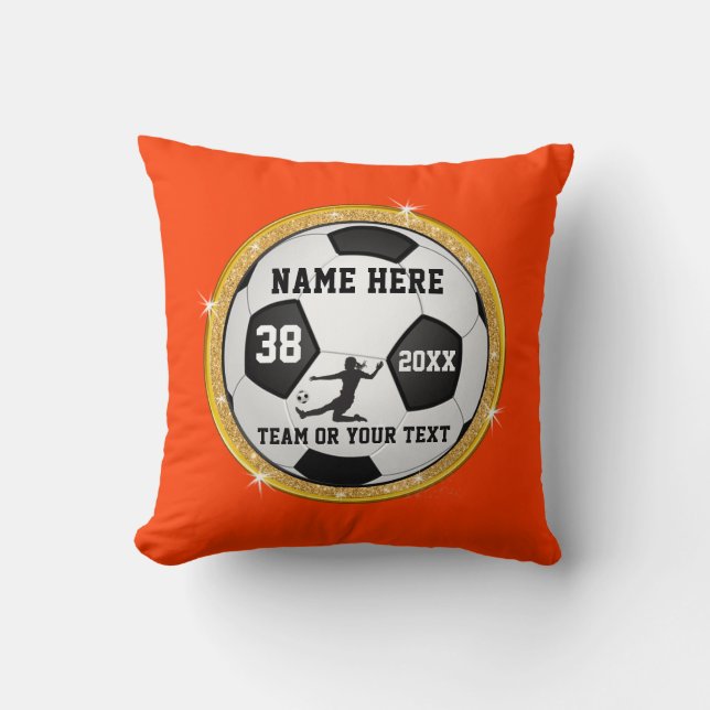 Fotbollsgåvor för högre Orangar i skolan Kudde (Framsida)