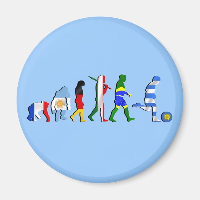 Fotbollsgåvor från Uruguay-fotbollen Evolution fut Magnet (Framsidan)