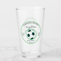 Fotbollsglaset fars dag Klubb Pub Beer Glass