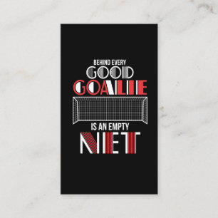 FotbollsGoalkeeper-offerten Goalie Visitkort