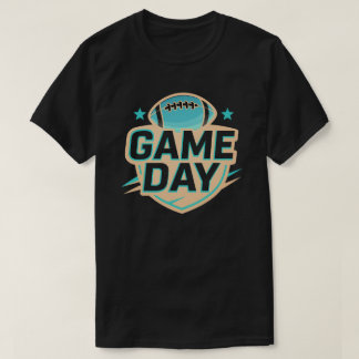 Fotbollsgrafik på speldagen t shirt