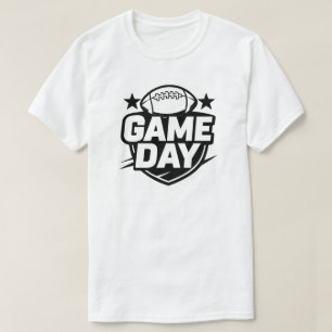 Fotbollsgrafik på speldagen t shirt