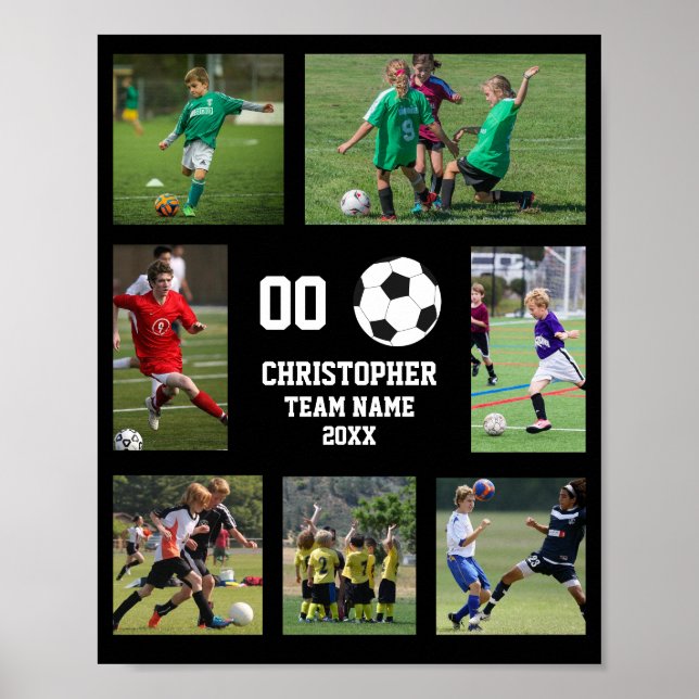 Fotbollsgrupp 7 Namn, idrottslag Poster (Framsidan)