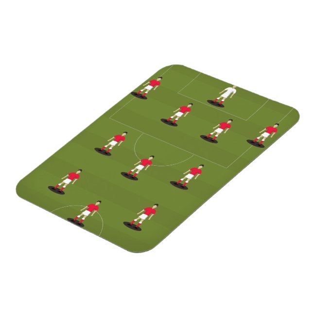 Fotbollsgruppen leksak magnet (Vänstra Sidan)