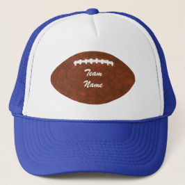 Fotbollshattar i personlig Team Namn Truckerkeps