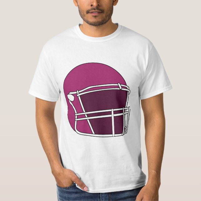 Fotbollshjälm T Shirt (Framsida)