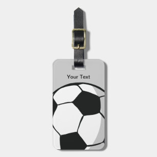 Fotbollsillustration Bagagebricka
