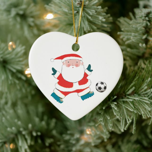 Fotbollsinkasserbar Julgransprydnad Keramik (Träd)