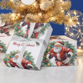 Fotbollsjul med Tomtefar Presentpapper