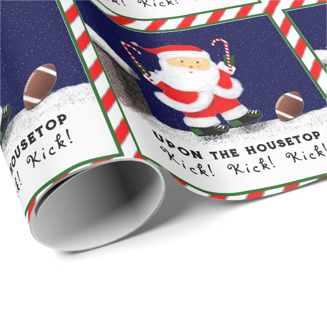 Fotbollsjul Presentpapper (Rullad Hörn)