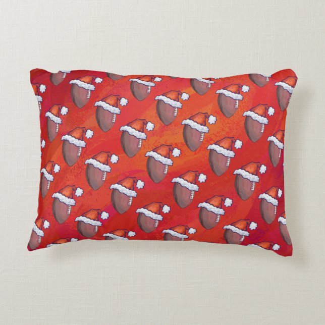 Fotbollsjul Prydnadskudde (Baksidan)