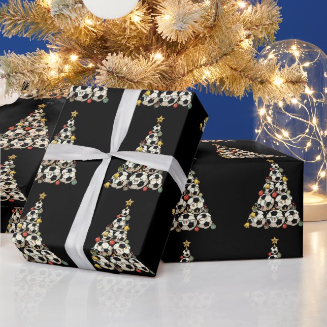 Fotbollsjulgran Presentpapper (Helgdagar)