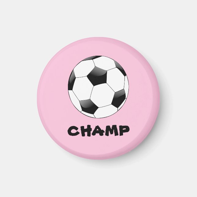 Fotbollskamp Badge Magnet (Framsidan)