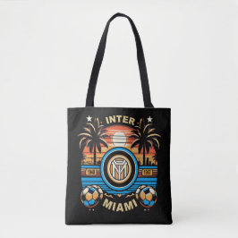 Fotbollskänsla på språng: Inter Miami FC Black Wom Tygkasse