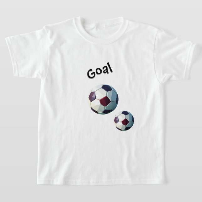fotbollskänsla T-shirt (Laydown)