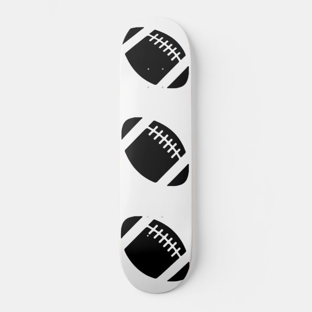 Fotbollskateboard. Mini Skateboard Bräda 18,5 Cm (Framsida)