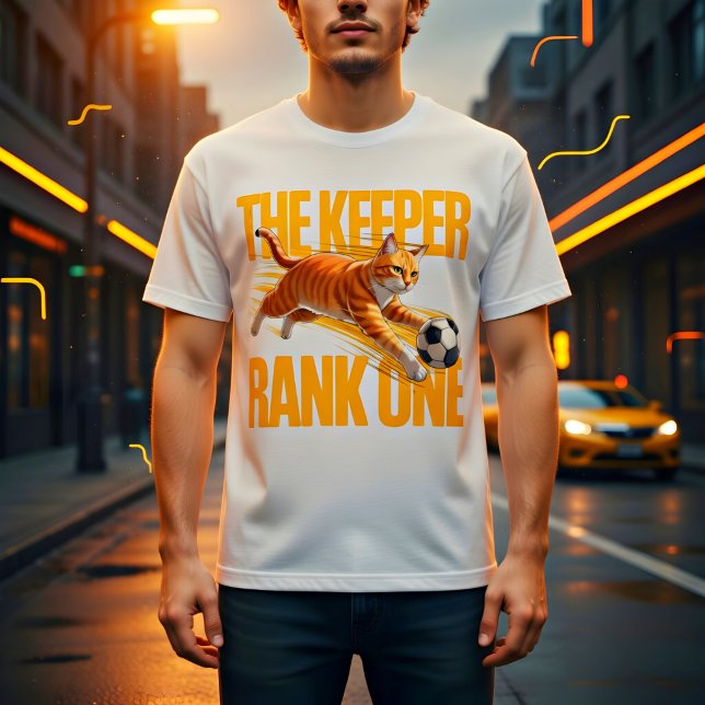 Fotbollskatt Målvakt – Roligt Roligt Present  T Shirt (Skapare uppladdad)