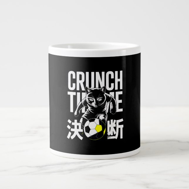 Fotbollskattmugg - Perfekt för Game Day-kaffe Jumbo Mugg (Framsidan)