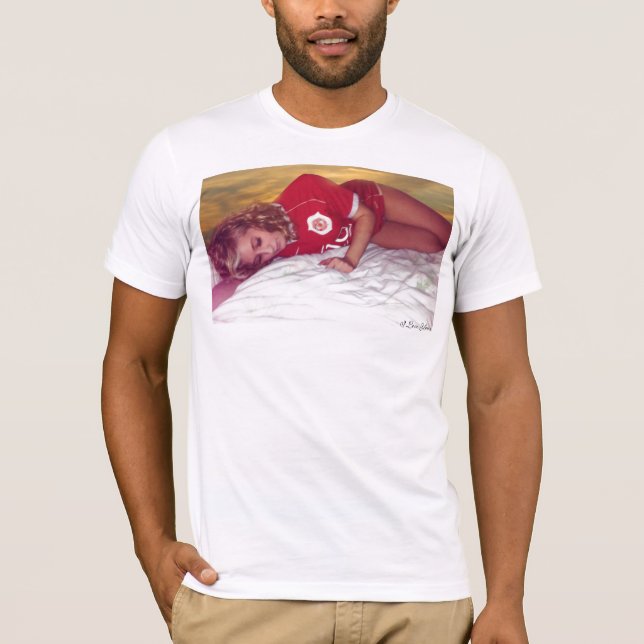 Fotbollskjortaflicka T Shirt (Framsida)