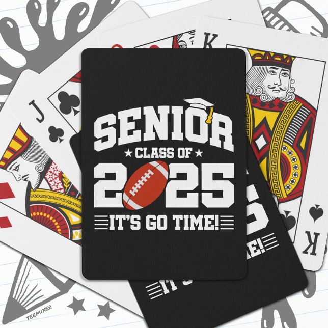 Fotbollsklass 2025 Studenten Senior 2025 Casinokort (Skapare uppladdad)