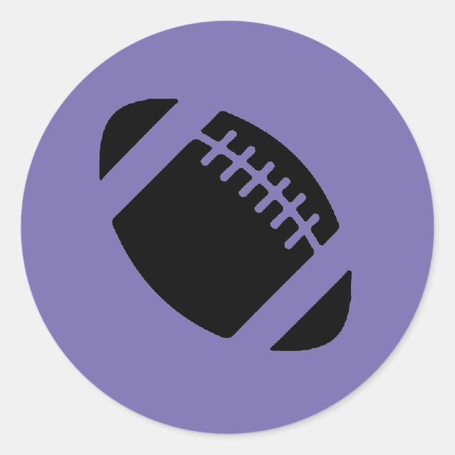 Fotbollsklistermärke. Runt Klistermärke (Framsida)