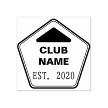 Fotbollsklubb namn specialstämpel