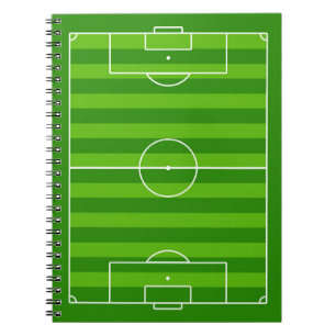 Fotbollsklubben Fält/Football Pitch Sports Team Sc Anteckningsbok