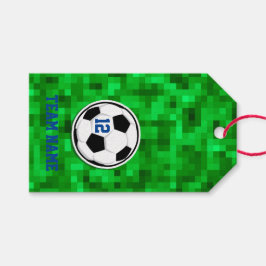 Fotbollsklubben Namn Grönt Grass Kids Presentetikett