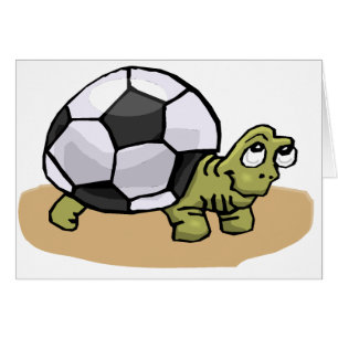 Fotbollsköldpadda Hälsningskort