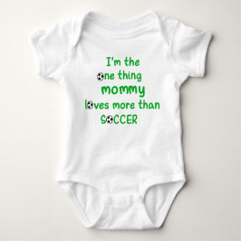 Fotbollskon Pojke Cute i fotboll i Mamma T Shirt