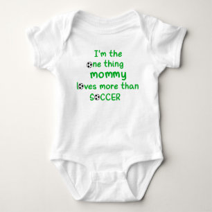 Fotbollskon Pojke Cute i fotboll i Mamma T Shirt
